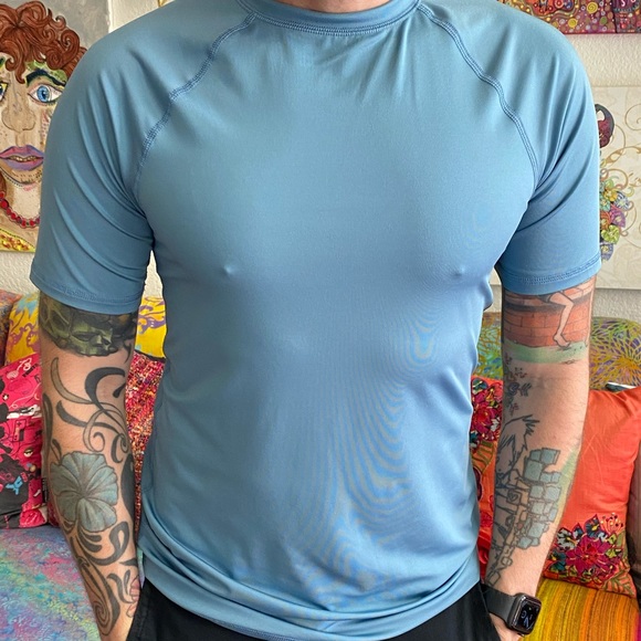 slim fit polyester t shirt